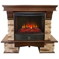 Real-Flame Rockland 25/25,5 с очагом Evrika 25,5 LED из камня современный электокамин