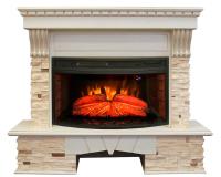 Real-Flame Sorento 33 WT с очагом Firespace 33W S IR электрокамин с широким очагом 2D