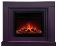Real-Flame STANLEY 26 PLUM с очагом Moonblaze Lux Bl/Br электрокамин с широким очагом 2D