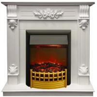 Real-Flame Stefania STD/EUG WT с очагом Rimini пристенный электрокамин