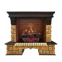 Real-Flame Stone Brick 26 с очагом 3D Silva log+Brick вставка 26 офисного типа комплект камина электрического типа