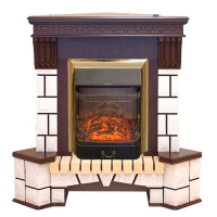 Real-Flame Stone Corner new STD/EUG AO (DN) с очагами Fobos/Majestic современный электрический обогреватель