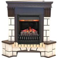 Real-Flame Stone Corner new STD/EUG/VL с очагом 3D Oregan бытовой деревянный электрокамин