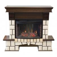 Real-Flame Stone 25/25,5 с очагом Firefield 25 S IR пристенный камин с искусственным камнем