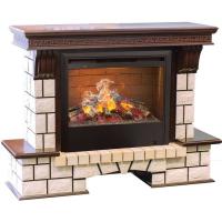 Real-Flame Stone 26/HL AO с очагом 3D Helios 26 реалистичный огонь экономичный электрокамин