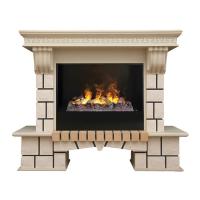 Real-Flame Stone new 26/HL WTG с очагом 3D Cassette 630 (Black вставка) электрокамин с широким очагом 3D