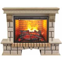 Real-Flame Stone new 26/HL WTG с очагом 3D Leeds 26 пристенный электрокамин