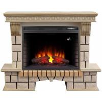 Real-Flame Stone new 26 WTG с очагом Epsilon 26 S IR с реалистичным пламенем домашний электрокамин