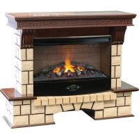 Real-Flame Stone new 33 AO с очагом 3D Firestar 33 паровой элитный электрокамин