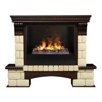 Real-Flame Tango 26 с очагом Black вставка + 3D Cassette 630 электрокамин с широким очагом 3D