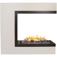 Real-Flame Vegas CST630 WT с очагом 3D Cassette 630 современный электрокамин 3D со звуком и увлажнением