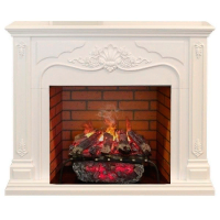 Real-Flame Victoria 26 WT с очагом 3D Silva log+Brick вставка 26 декоративный камин для дома