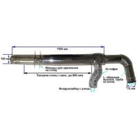 Rinnai 75/1000L | STRIGHT SPEA L-type | EMF | RMF коаксиальный дымоход