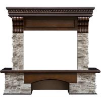 Royal Flame Aberdeen [Абердин] под очаг Vision 26 3 D EF LED FX Темный дуб широкий портал