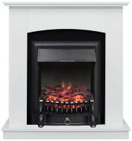 Royal Flame Barсelona дуб белый с очагом Fobos FX Black/Brass электрокамин с классическим очагом 2D