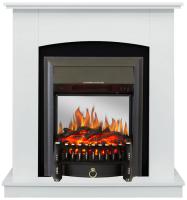 Royal Flame Barсelona дуб белый с очагом Fobos FX M Brass/Black электрокамин с классическим очагом 2D