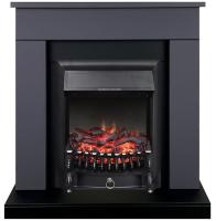 Royal Flame BERGEN серый графит с очагом Fobos FX Black/Brass электрокамин с классическим очагом 2D