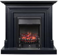Royal Flame Bradford (Серый графит) с очагом Fobos FX Black/Brass электрокамин с классическим очагом 2D