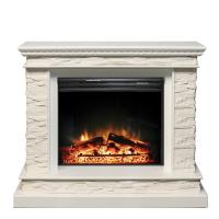 Royal Flame Calgary сланец белый с очагом Jupiter FX New электрокамин с широким очагом 2D