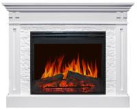 Royal Flame Cambridge камень белый с очагом Jupiter FX New электрокамин с широким очагом 2D