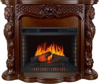 Royal Flame Castle с очагом Vision 30 EF LED FX (темный дуб) электрокамин с широким очагом 2D