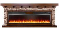 Royal Flame Chalet 60 (темный дуб) с очагом Vision 60 LED линейный электрокамин