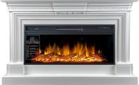 Royal Flame Chelsea (белый) с очагом Vision 42 LOG LED линейный электрокамин