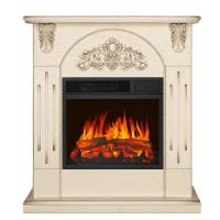 Royal Flame Chester wood алебастр темная патина с очагом Vision 18 LED FX электрокамин с классическим очагом 2D