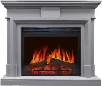 Royal Flame Coventry Grey с очагом Jupiter FX электрокамин с широким очагом 2D