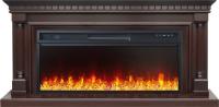 Royal Flame Dallas (темный дуб) с очагом Vision 42 LED линейный электрокамин