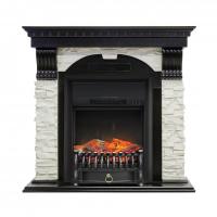 Royal Flame Dublin арочный сланец белый с очагом Fobos (Венге) электрокамин с классическим очагом 2D