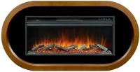 Royal Flame Ellips 42 (орех) с очагом Vision 42 LOG LED линейный электрокамин