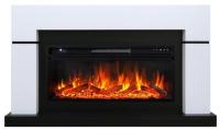 Royal Flame Lindos белый c очагом Vision 42 LOG LED линейный электрокамин