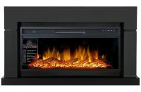 Royal Flame Lindos Graphite Grey (серый графит) с очагом Vision 42 LOG LED линейный электрокамин