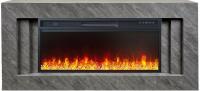 Royal Flame Line 42 SFT Concrete с очагом Vision 42 LED линейный электрокамин