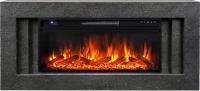 Royal Flame Line 42 SFT Dark Grey с очагом Vision 42 LOG LED линейный электрокамин