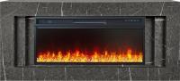 Royal Flame LINE 42 SFT Stone Touch cерый мрамор с очагом Vision 42 LED линейный электрокамин
