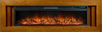 Royal Flame Line 60 (орех) с очагом Vision 60 LOG LED линейный электрокамин