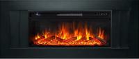 Royal Flame Line Black c очагом Vision 42 LOG LED линейный электрокамин