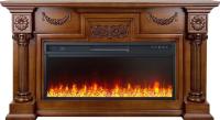 Royal Flame London (орех) с очагом Vision 42 LED линейный электрокамин