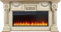 Royal Flame London (слоновая кость с патиной) с очагом Vision 42 LED линейный электрокамин