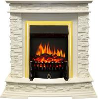 Royal Flame Luzern c очагом Fobos FX Black/Brass электрокамин с классическим очагом 2D