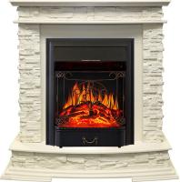Royal Flame Luzern c очагом Majestic FX Brass/Black электрокамин с классическим очагом 2D