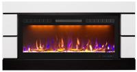 Royal Flame Modern (белый с черным) с очагом Crystal 40 RF электрокамин с широким очагом 2D