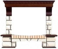 Royal Flame Pierre Luxe под очаг Dioramic 33 FX широкий портал