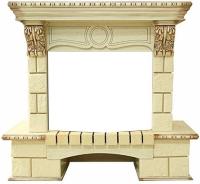 Royal Flame Pierre Luxe шампань под очаг Dioramic 25 FX Ivory широкий портал