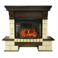 Royal Flame Pierre Luxe шампань с очагом Dioramic 25 LED FX (Темный дуб) электрокамин с широким очагом 2D