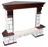 Royal Flame Pierre Luxe угл. под классический очаг (Темный дуб) угловой классический портал