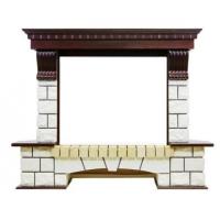 Royal Flame Pierre Luxe угл. под очаги Symphony 2608 EU/ 2624-L (Темный дуб) угловой широкий портал