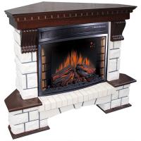 Royal Flame Pierre Luxe угл. с очагом Dioramic 28 LED FX (Темный дуб) электрокамин с широким очагом 2D